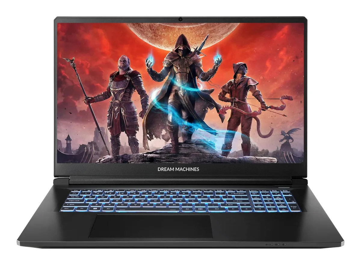 Dream Machines Dream Machines RT5060-17NA24 gaming laptop Ryzen AI 7 350 RTX 5060 17.3 144Hz IPS 32GB DDR5 1TB — product photo