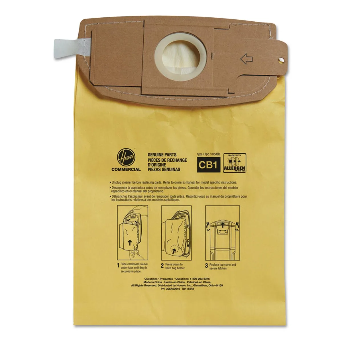 HOOVER HOOVER AH10273 Allergen C1 vacuum accessory bags 10 pack — product photo