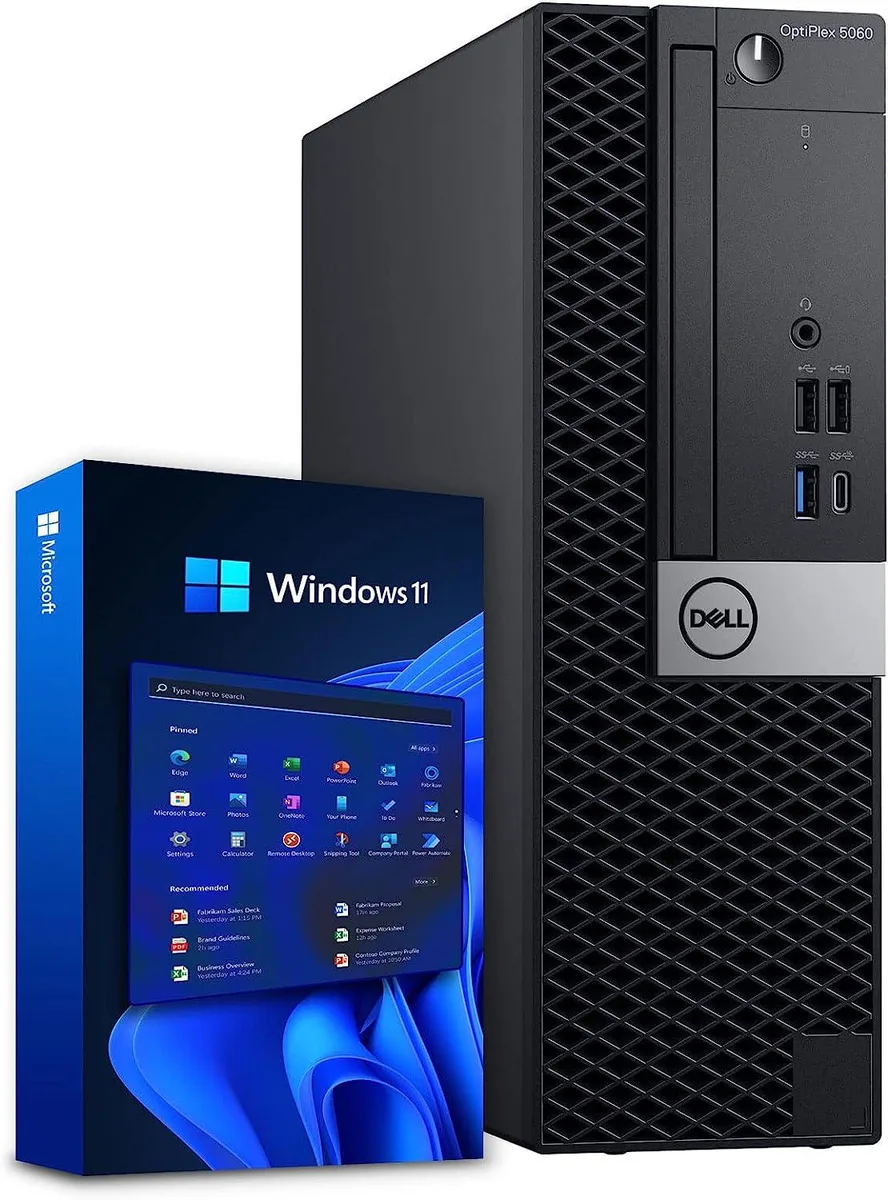 DELL DELL OptiPlex 5060 desktop PC i5-8500 16GB DDR4 500GB SSD 1TB HDD Windows 11 — product photo