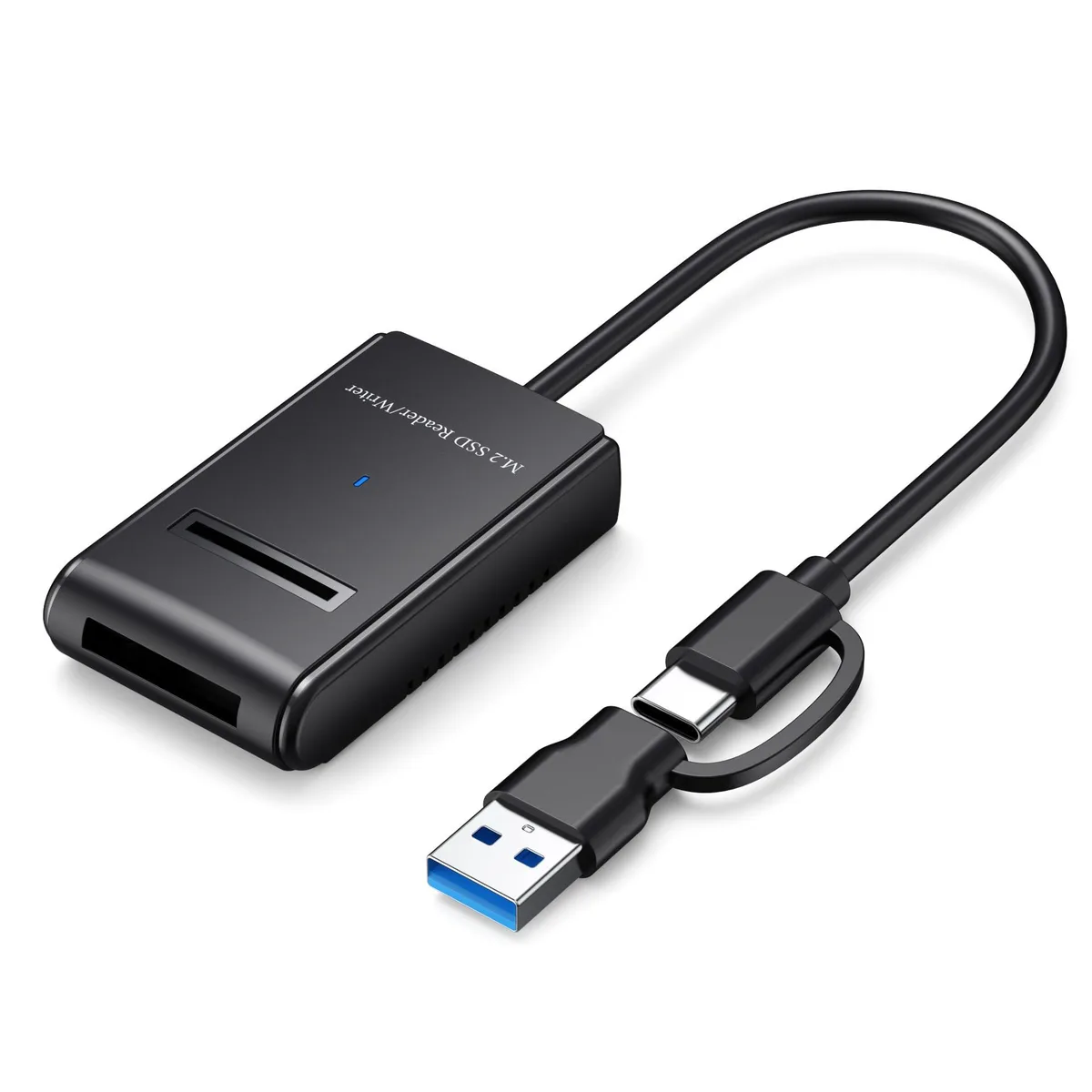 Vszerda Vszerda USB 3.0 Type-C &amp; Type-A to NVME M.2 SATA SSD Cable 10Gbps RTL9210B — product photo