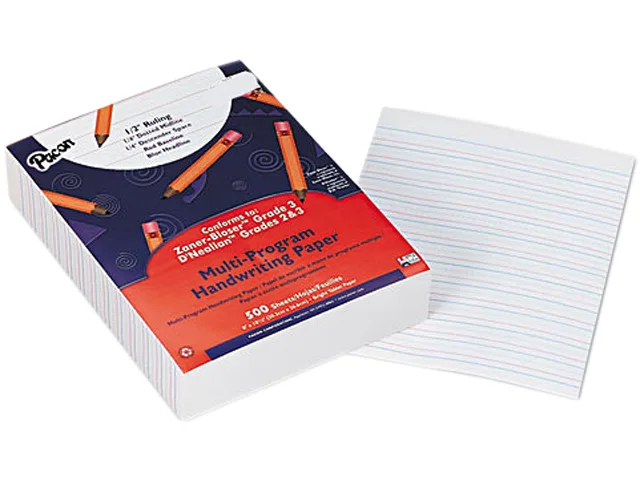 Pacon Pacon 2422 Handwriting Paper 1/2" Rule 500 Sheets — product photo