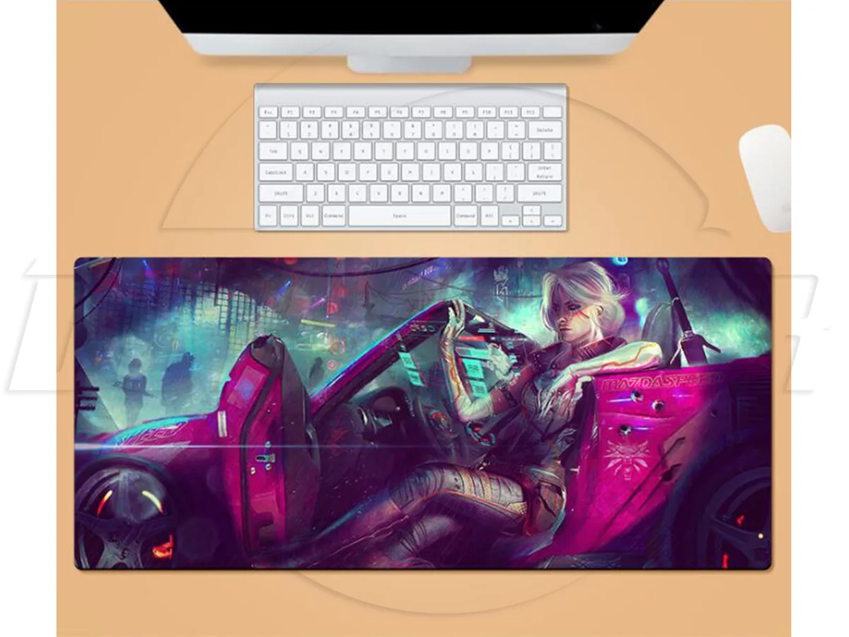 sakose sakose Cyberpunk 2077 Extended mouse pad 31.80 x 11.80 Pink — product photo