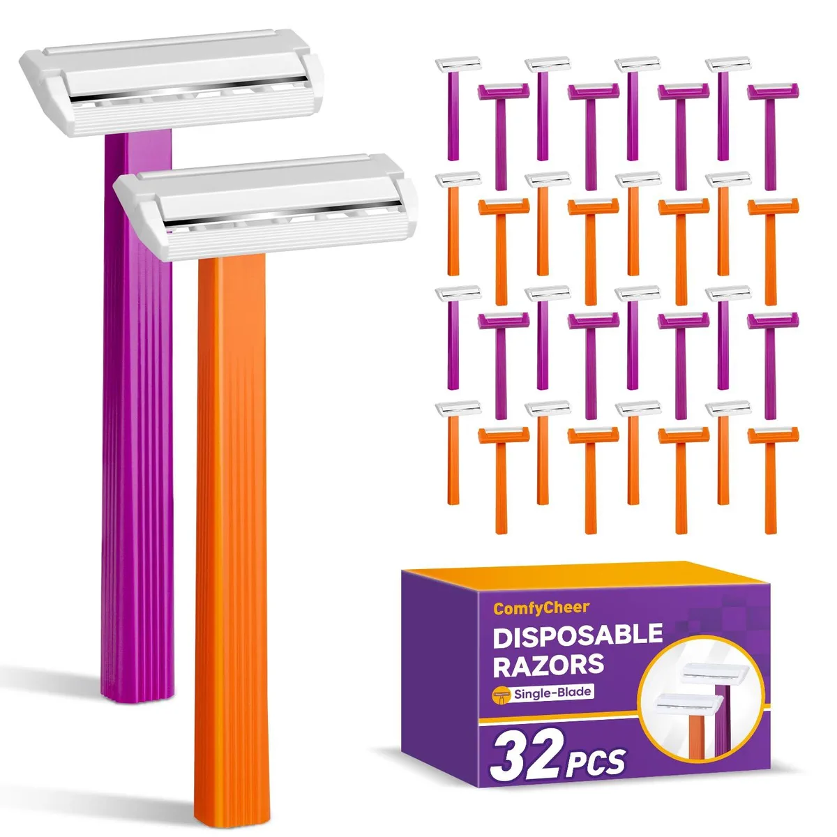 No Sew No Sew 32 count Disposable Razors Orange 0.24 kg — product photo