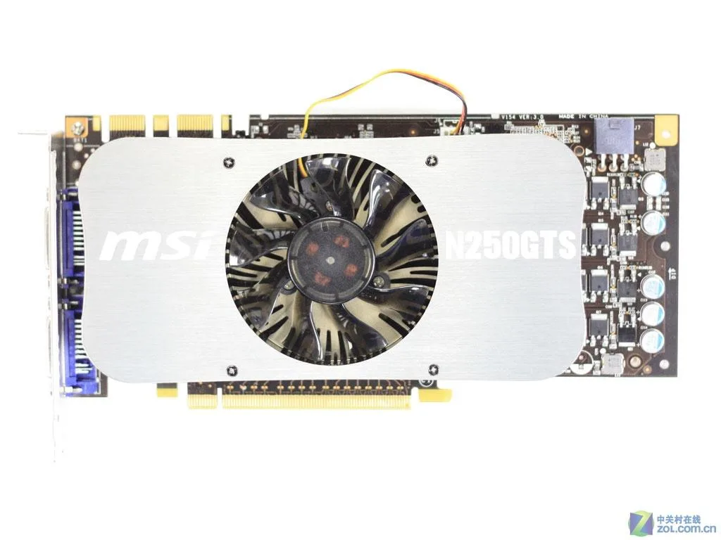 MSI MSI N250GTS-II 512M GDDR3 256bit PCI Express 2.0 16X graphics card — product photo