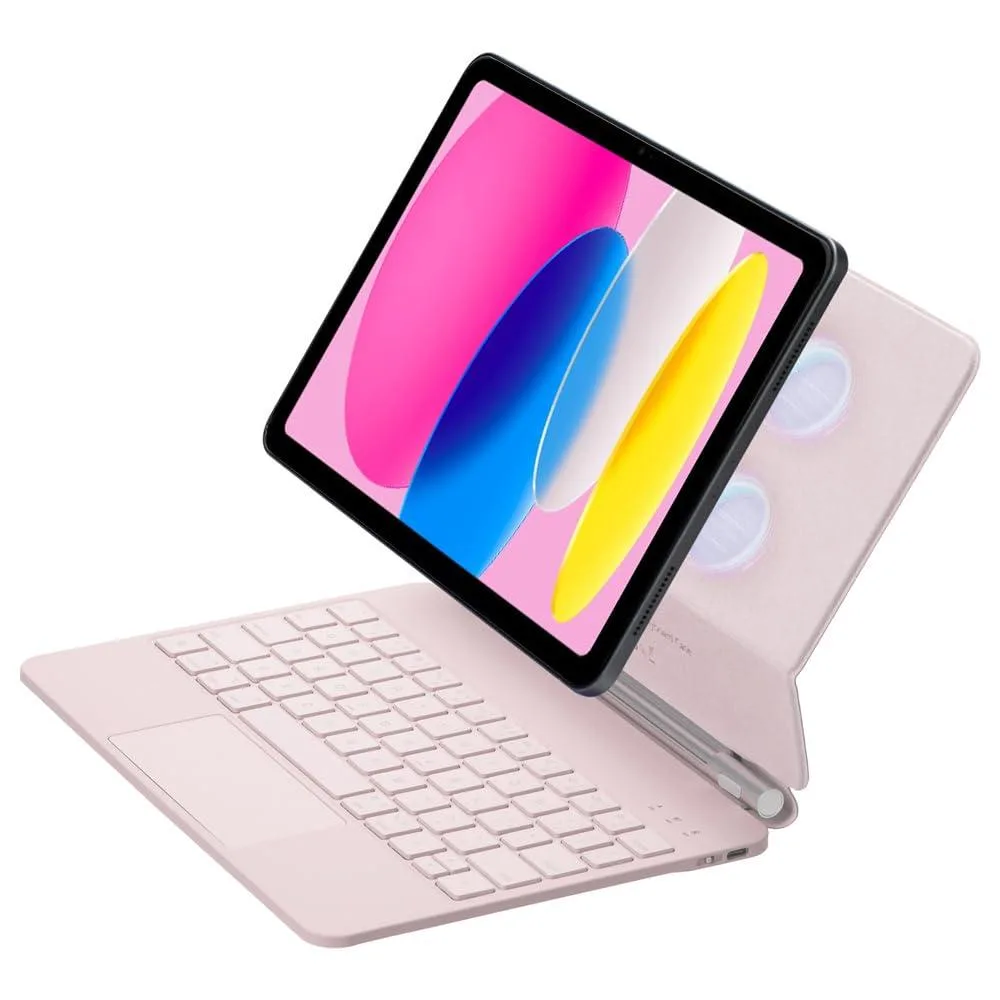 Timoom Timoom 11" Magnetic Keyboard Case with Trackpad (Pink) — product photo
