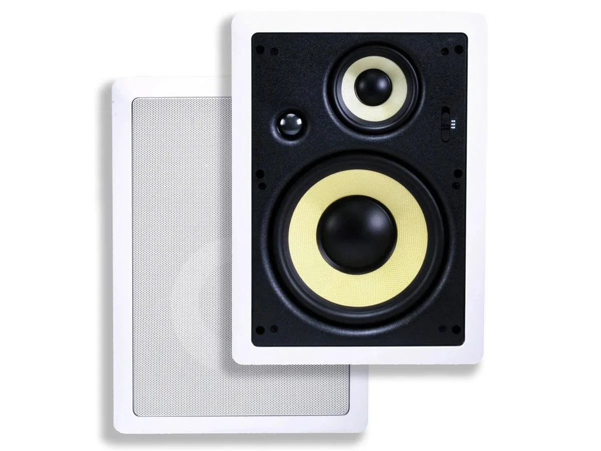 Monoprice Inc. Monoprice Inc. 106816 3-Way Aramid Fiber In-Wall Home Audio Speaker — product photo
