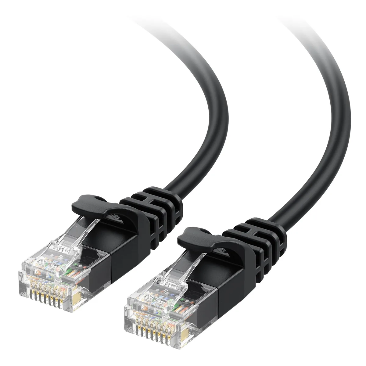  Cable Matters Cat 6 Ethernet Cable 50ft 28 AWG 10Gbps 550 MHz Black — product photo