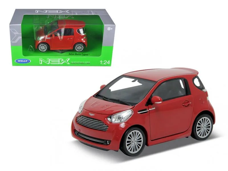 Welly Diecast Welly Diecast Aston Martin Cygnet Red 1/24 hobby collectible — product photo