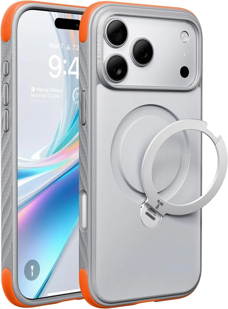 TORRAS TORRAS Q3 Rugged Case for iPhone 17 Pro Max Sunrise White — product photo