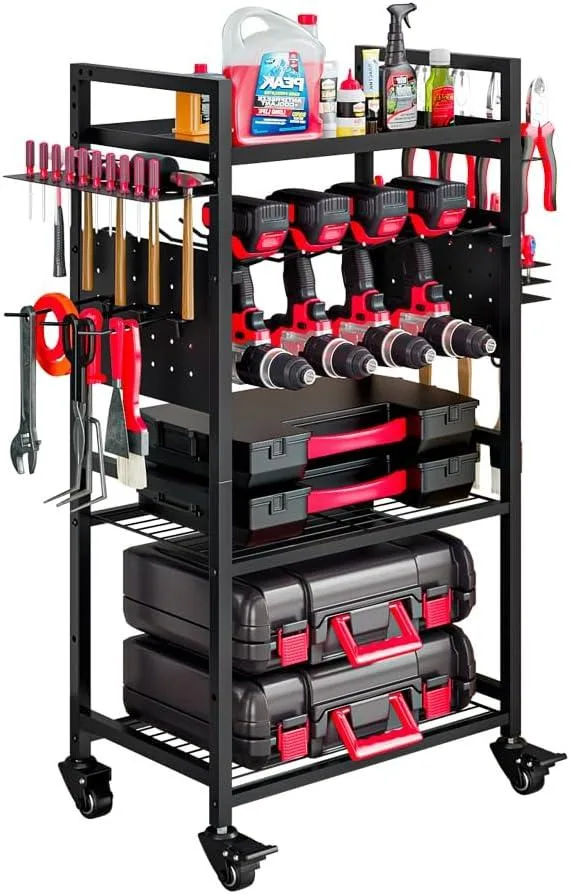 BFKK BFKK Large Power Tool Organizer Cart 17.7x11.02x33.85 in — product photo