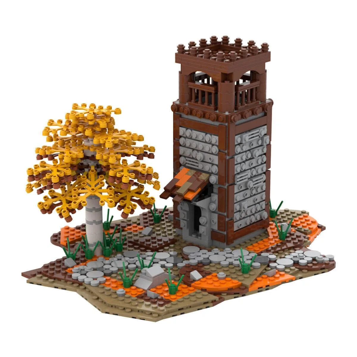 ZITIANYOUBUILD ZITIANYOUBUILD C4739 Medieval Watch Tower 853 Parts Educational — product photo