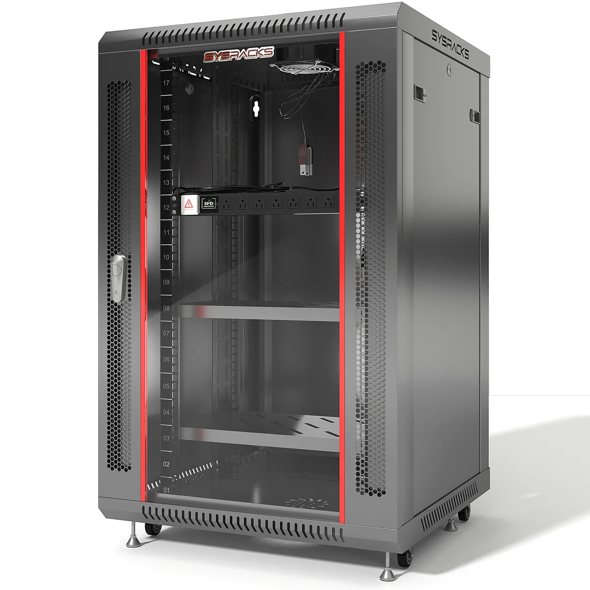 SYSRACKS SYSRACKS SRW 18.450B 18U Wall Mount Server Rack 18-Inch Deep — product photo