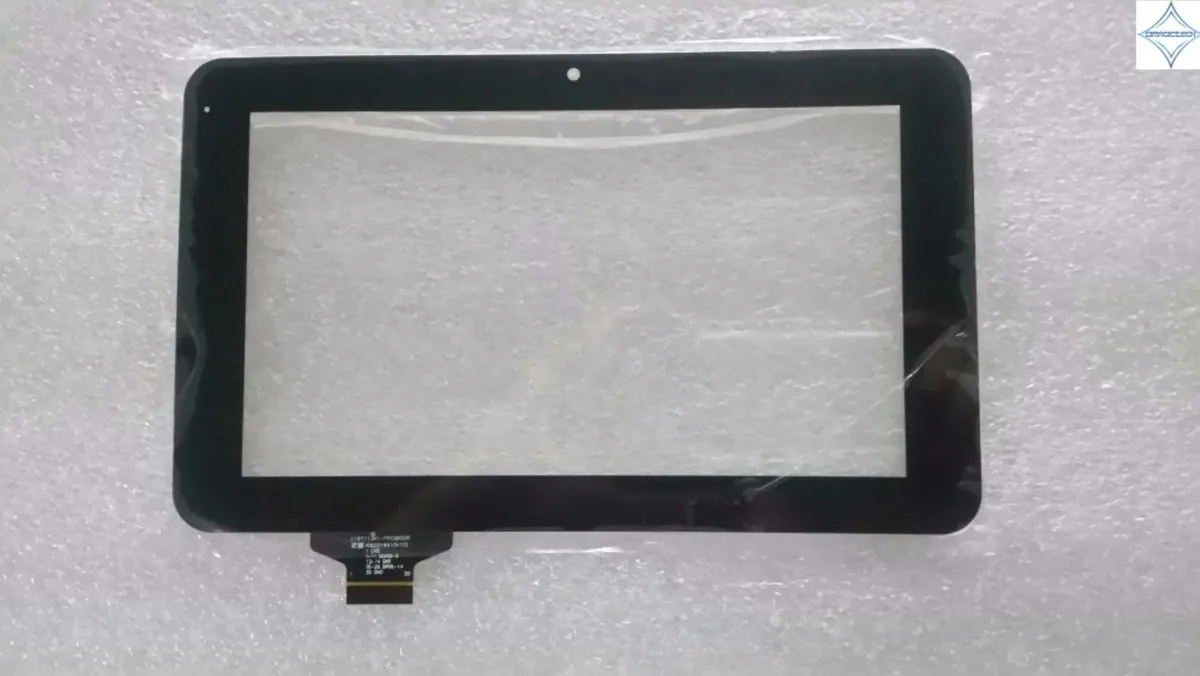 Black 7 inch capacitive touch digitizer glass panel model C187113a1-fpc685dr