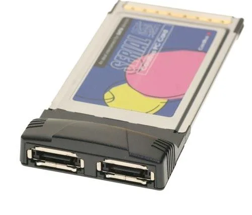 CoolGear CoolGear CGS-2ER 2-port eSATA PCMCIA CardBus-32 laptop add-on card — product photo