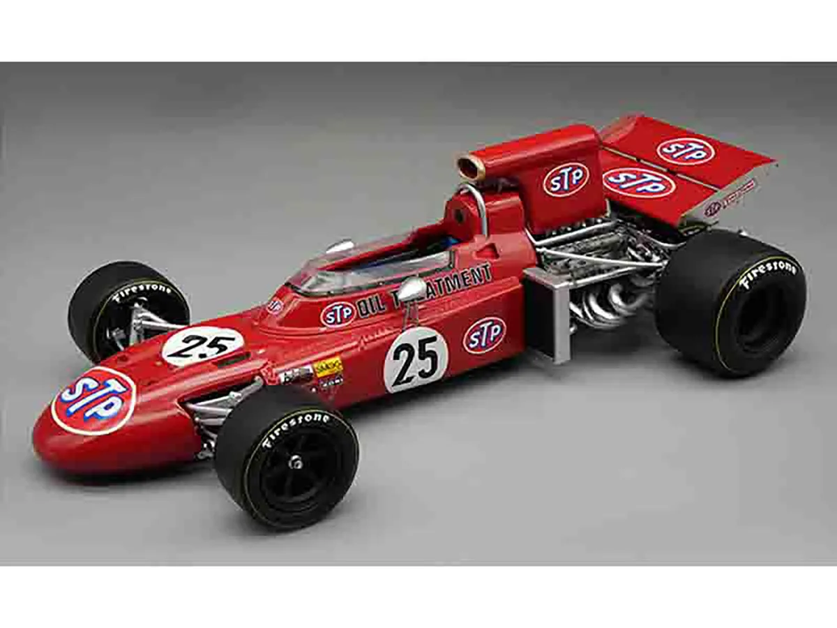Tecnomodel Tecnomodel March 711 #25 Ronnie Peterson 2nd Italian GP 1971 Mythos Ltd 80 1/18 Hobby Collectible — product photo