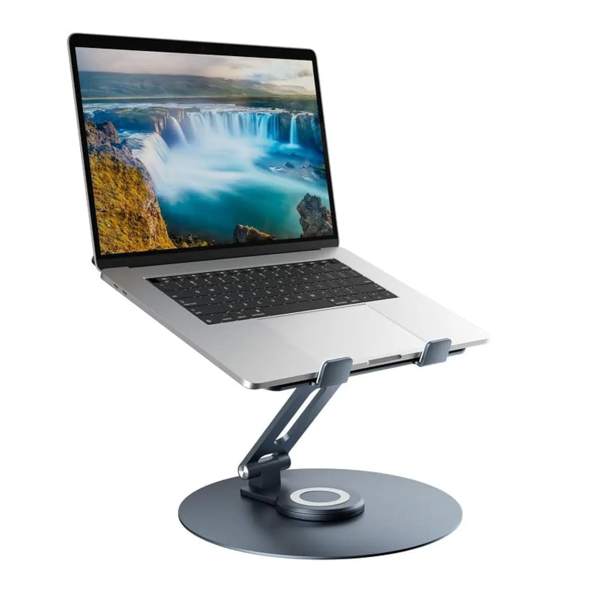 Batianda Batianda Swivel Laptop Stand 360° Rotating Base 10-17'' Grey — product photo