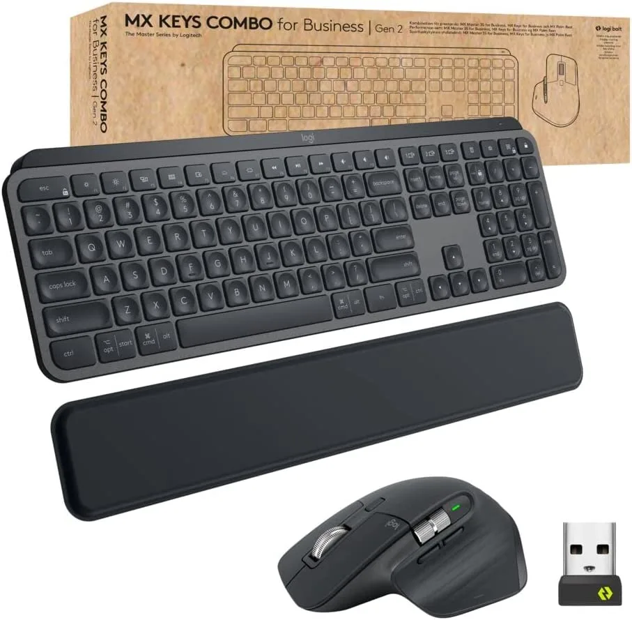 Logitech Logitech 920-010923 MX Keys Business Gen 2 Keyboard Graphite — product photo