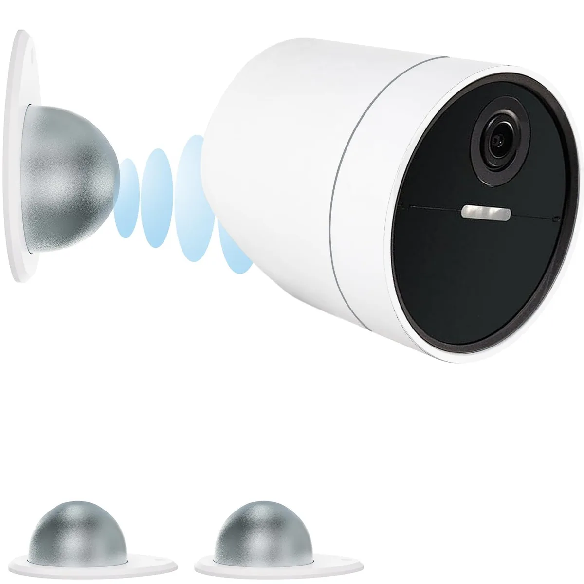  UYODM UY0200 2 Pack Metal Wall Mount White 360° — product photo