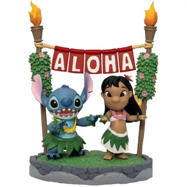 Beast Kingdom Beast Kingdom DS-169 Stitch &amp; Lilo Hula Diorama action figure — product photo