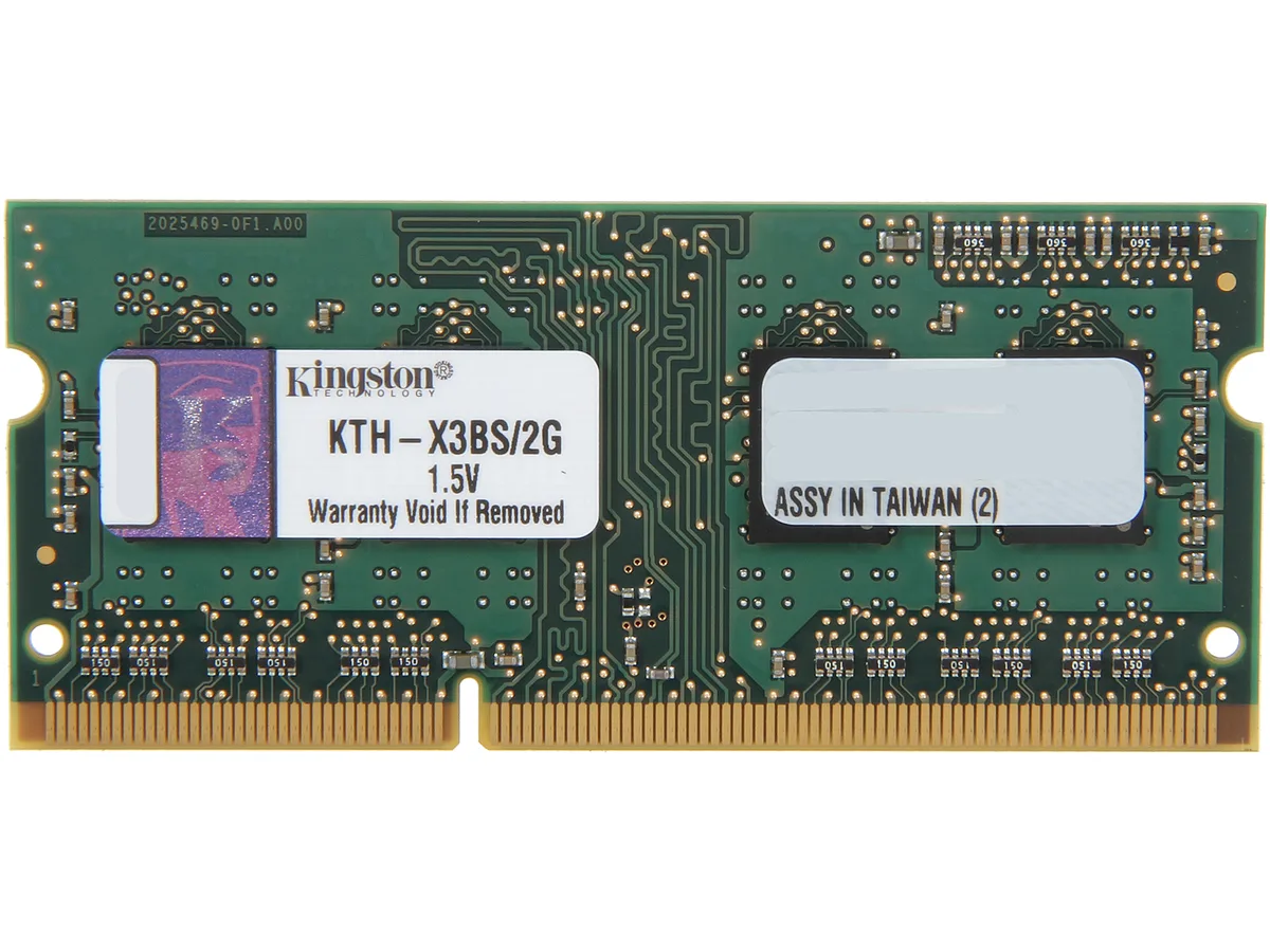 Kingston Technology Corp. Kingston Technology Corp. KTH-X3BS/2G laptop RAM DDR3 1333 2GB — product photo
