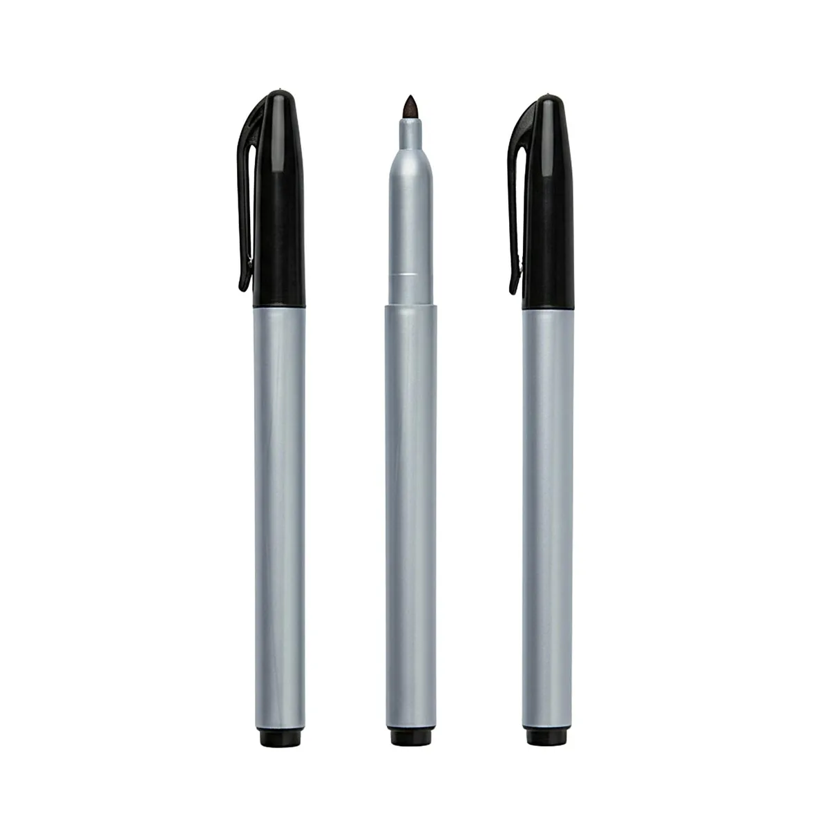  Cadie Freezer Marker Set of 3 Black Chisel Tip Pens — product photo
