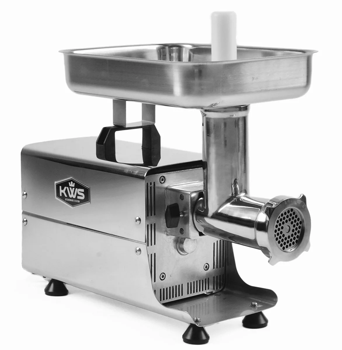 KitchenWare Station KitchenWare Station SL-8 450W 1/2HP Electric Meat Grinder Stainless Steel — product photo