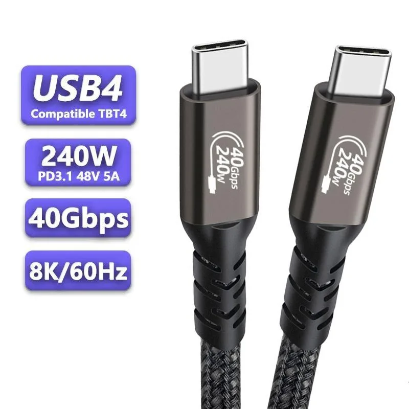 ESTONE ESTONE PQ001 USB4 40Gbps 240W cable 3.3FT copper — product photo