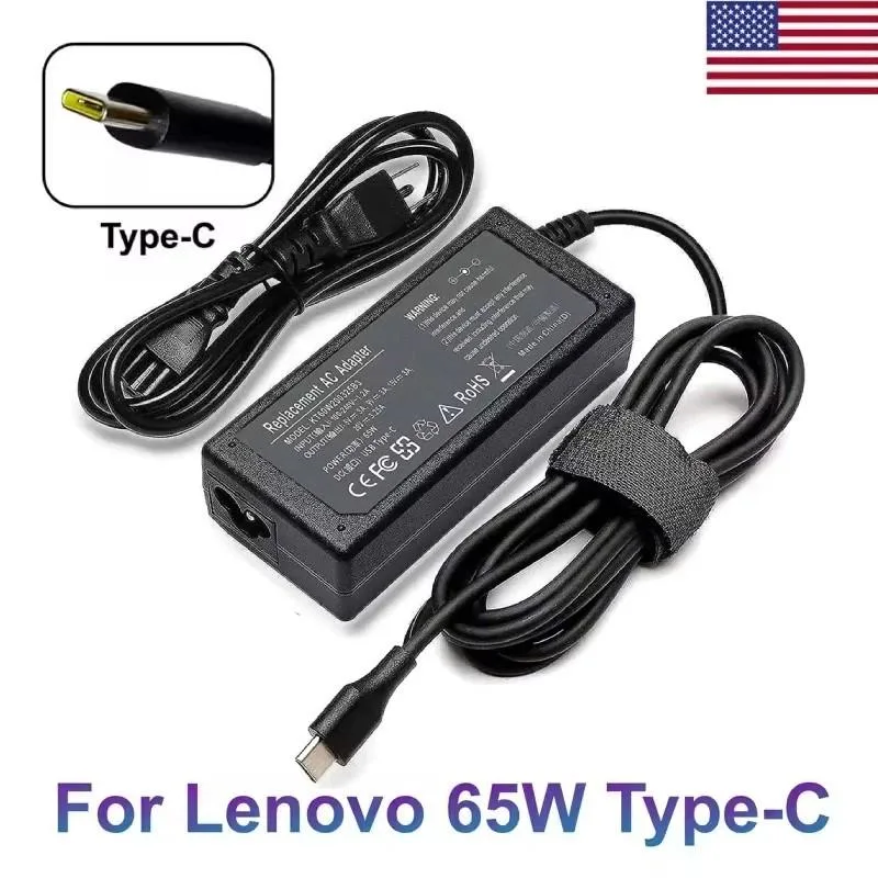 RAYBESTOS UNBRANDED RAYBESTOS UNBRANDED 65W USB-C AC Adapter for Lenovo ThinkPad — product photo