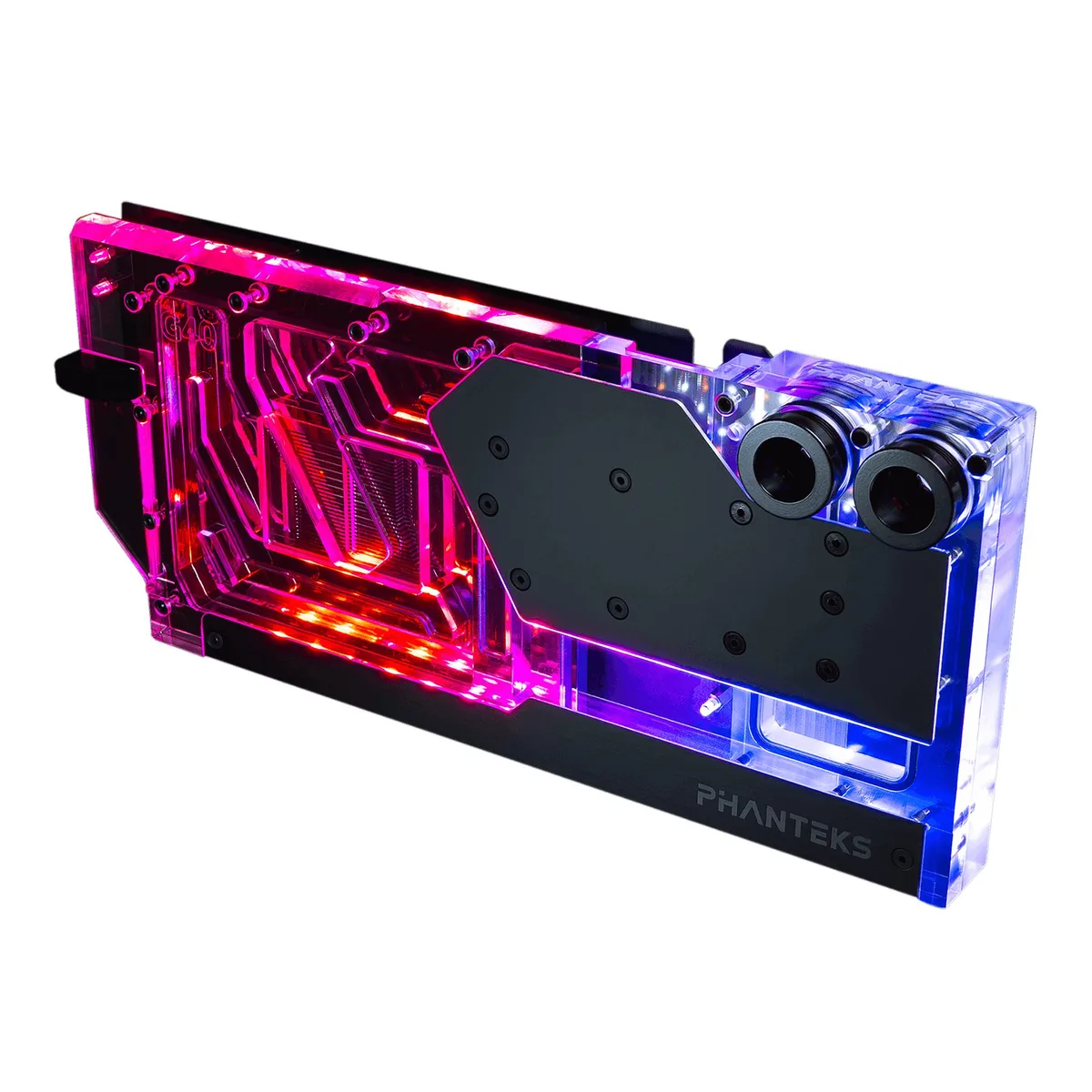 Phanteks Phanteks PH-GEF_GPU4090AS_DBK01 Glacier EZ-Fit G40 ASUS GPU Block RTX 4090 diy cooling — product photo