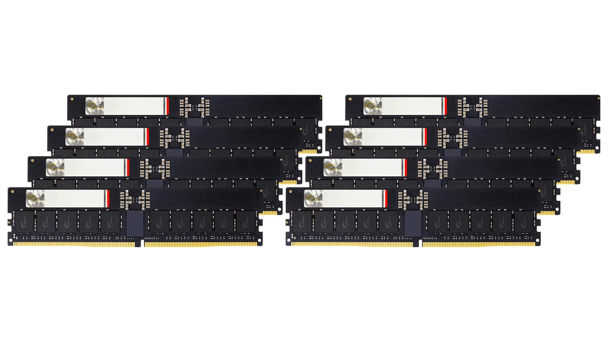 G.SKILL G.SKILL F5-6400R3239G48GE8-G5 384GB (8×48GB) DDR5 6400 CL32 ECC Registered server RAM — product photo