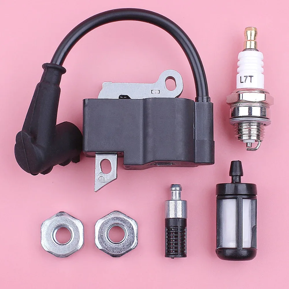 LAHDEK LAHDEK Ignition Coil Spark Plug Fuel Oil Filter Bar Nut Kit MS270 MS280 — product photo