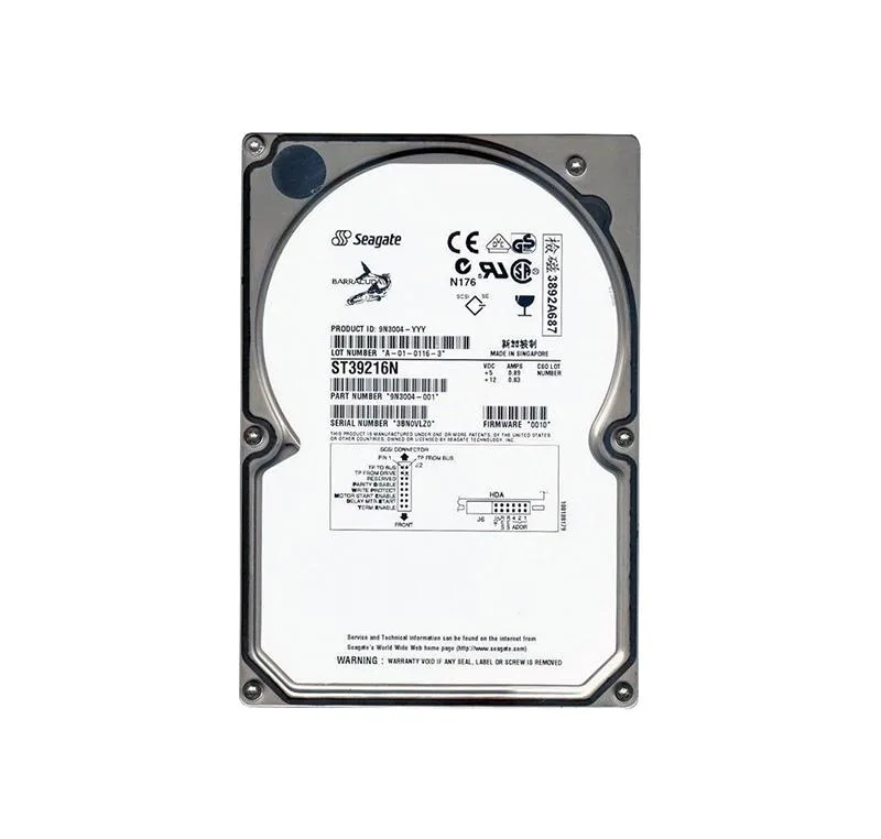 Seagate Seagate ST39216N 9 GB 7200 RPM Ultra2 SCSI 3.5-inch internal hard drive — product photo
