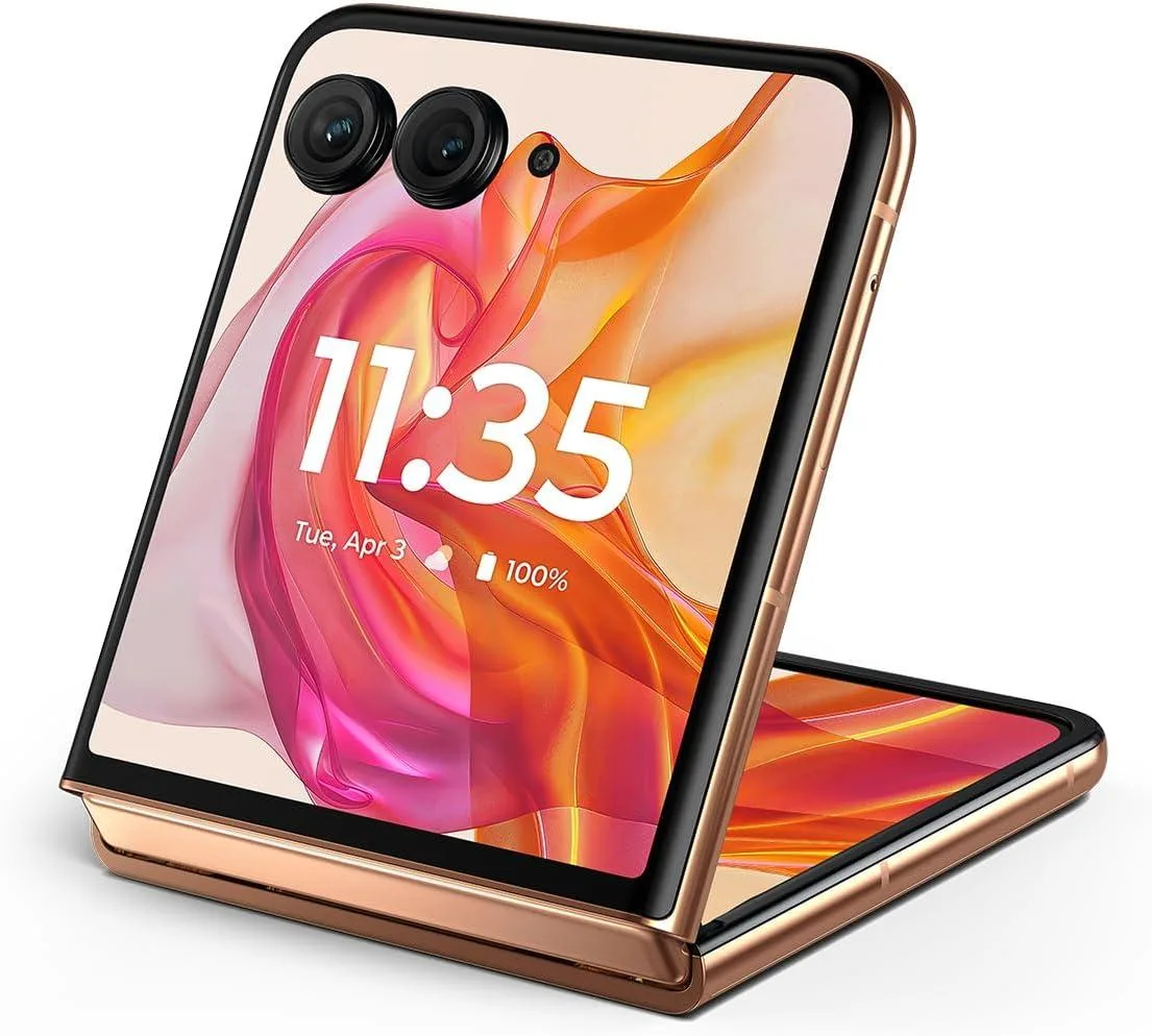 Motorola Motorola razr+ 2024 12/256GB Peach Fuzz cell phones - unlocked — product photo