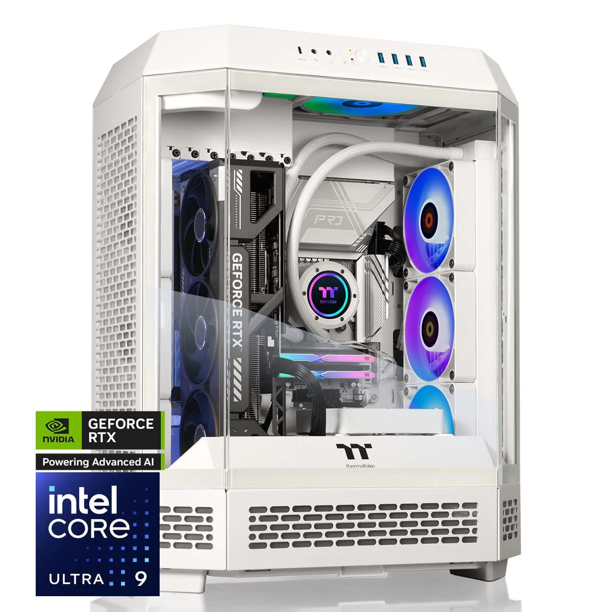 Thermaltake Thermaltake Reactor u2880S T6WT-Z890-580-LCS gaming PC Intel Core Ultra 9 285K 32GB DDR5 RTX 5080 2TB — product photo