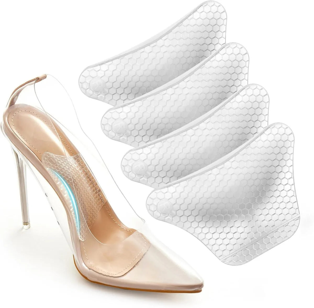 PLERE Arch Support Insert Gel Low Arch 5mm Black Size 8 2 Pairs — product photo