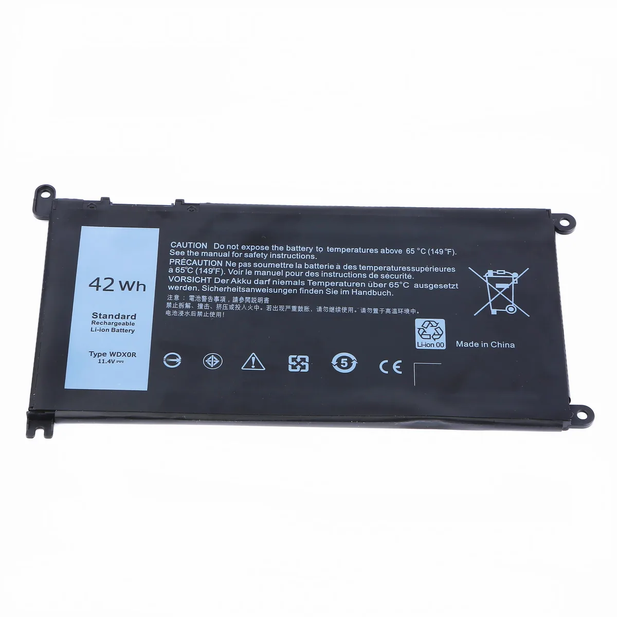 Damaite Damaite WDX0R 42Wh 11.4V 3-cell laptop battery — product photo