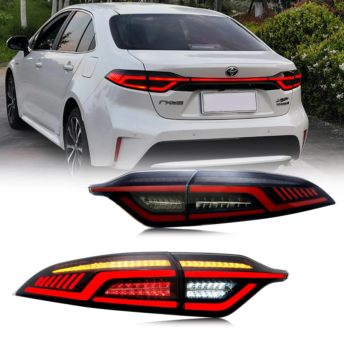 inginuity time inginuity time LED Tail Lights 2020-2023 Corolla Blackout 4PCS — product photo