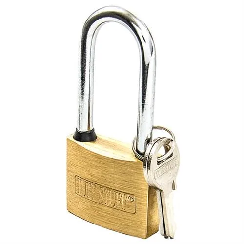 Tuff Stuff Tuff Stuff TUF3150LS 3150 1-1/2" Brass Padlock Long Shackle — product photo