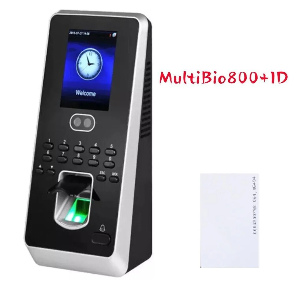 ZKTECO ZKTECO MultiBio800+ID Face Recognition Fingerprint Time Attendance Access Control — product photo