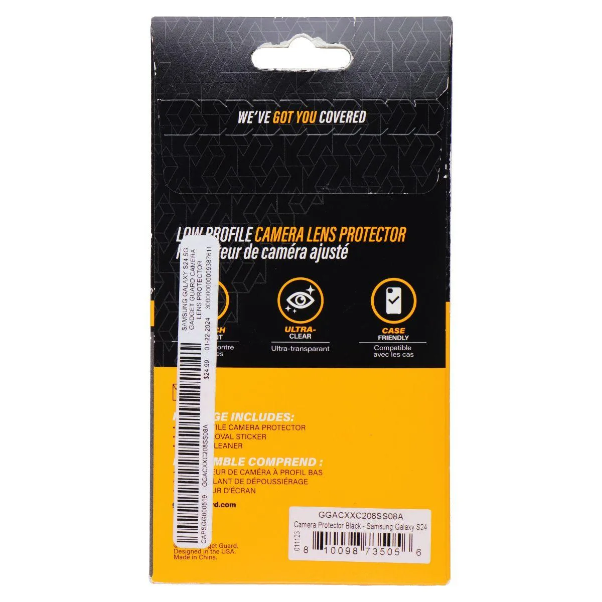 Invisible Gadget Guard Invisible Gadget Guard Glass Camera Protector for Samsung Galaxy S24 — product photo