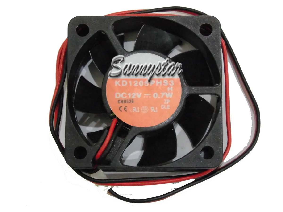 OEM Industries OEM Industries KD1205PHS3 50x15mm 12V .7W 2-pin CPU cooler — product photo