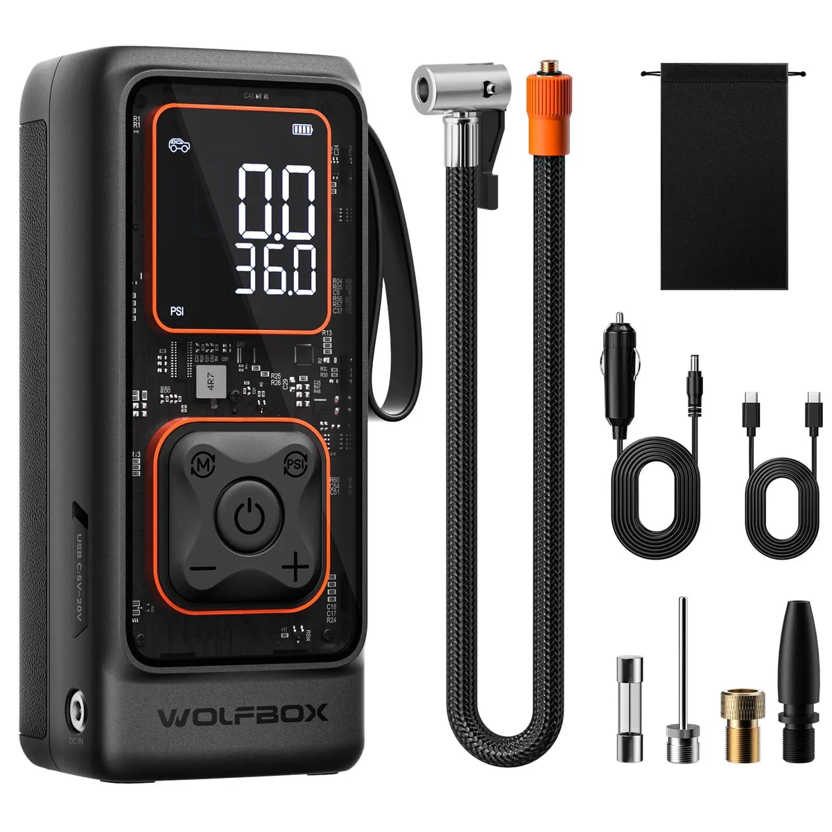  XtremepowerUS NP-268 air compressor 150 PSI 7 gal 2 hp 230 V — product photo