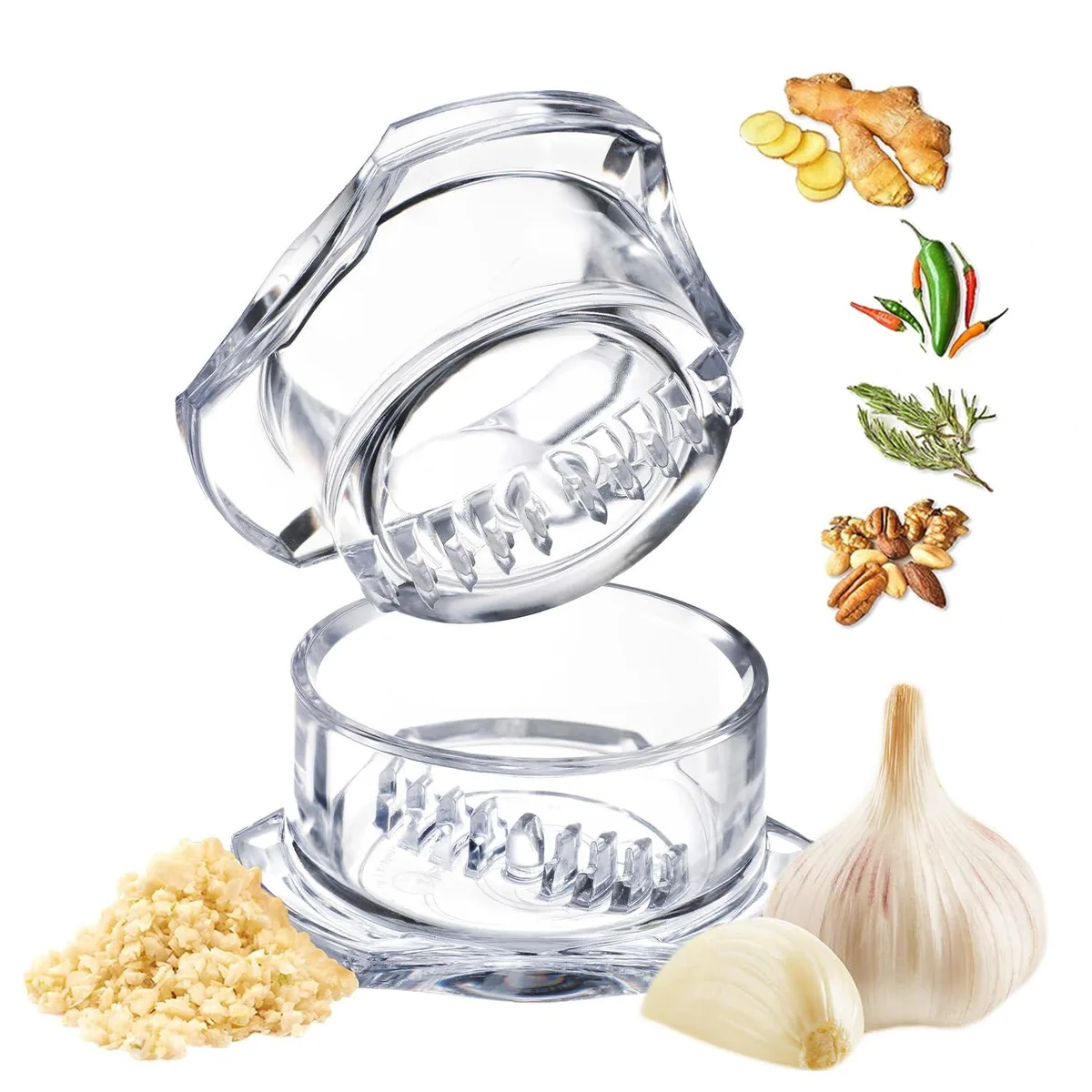  NexTrend Garlic Twister Clear manual mincer 109g — product photo