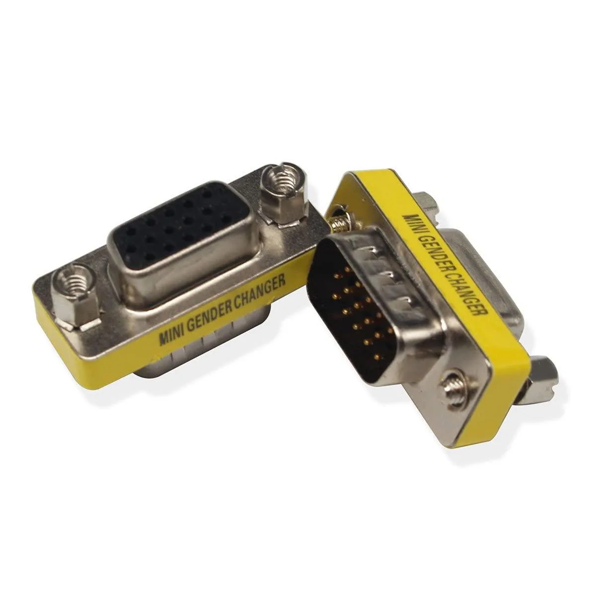 Vszerda Vszerda 4 Pack 15 Pin Male to Female VGA Gender Changer Adapter — product photo
