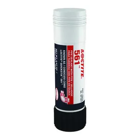 White semi-solid stick in a 0.7 oz tube, pipe thread sealant 561
