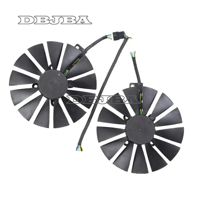 DBTLAP DBTLAP 2pcs/set Fan PLD10010S12H for ASUS DUAL RX470 RX570 RX580 GTX1070Ti GTX1080Ti — product photo