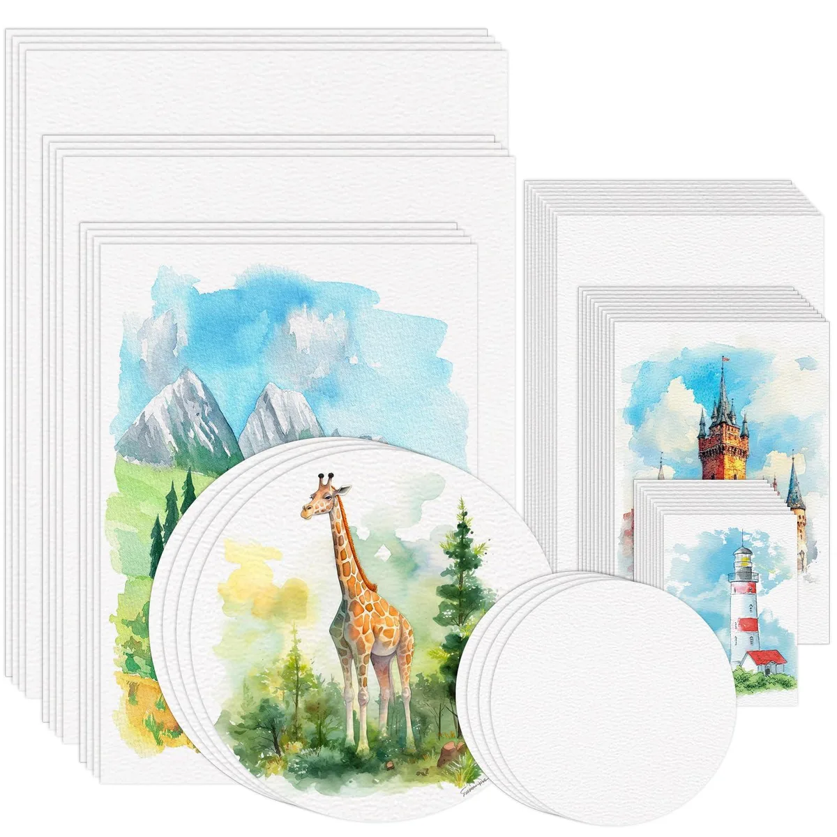 Prudiut G3881K-11-N paper craft 50 sheets 9x12 in 140 lb 300 GSM — product photo