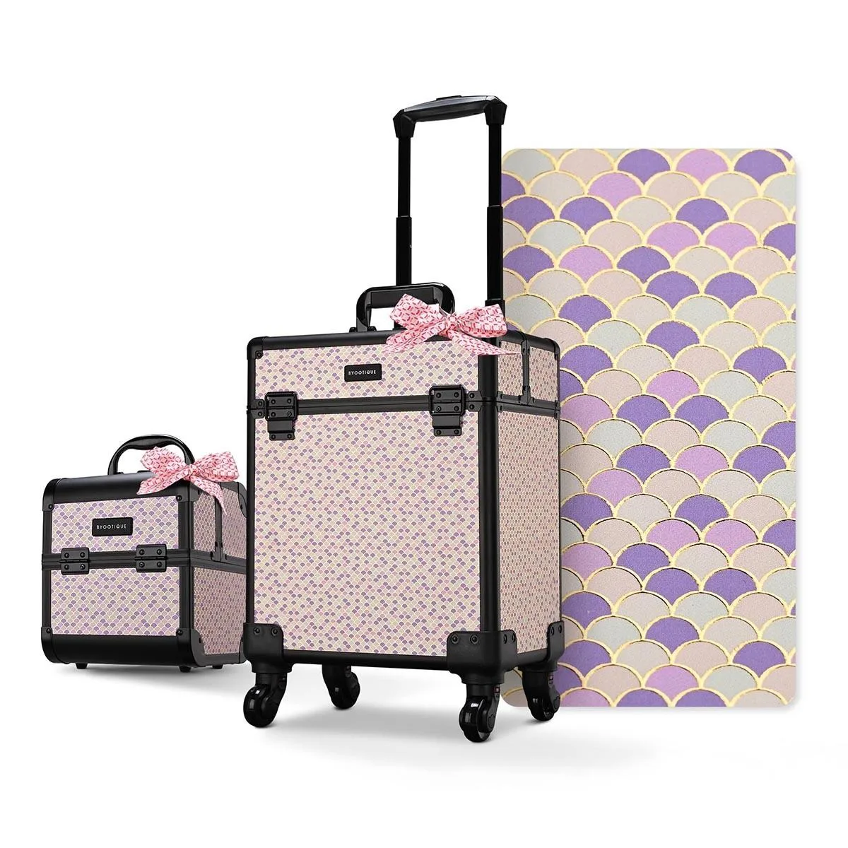 Byootique Byootique 12MKCSET-028MS-AD05 2-Piece Luggage Set AD Purple — product photo