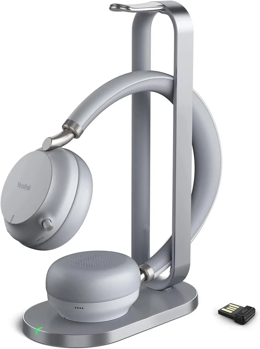 Yealink Network Technology Co., Ltd Yealink Network Technology Co., Ltd BH72 Bluetooth Headset Teams Light-Gray USB-A — product photo