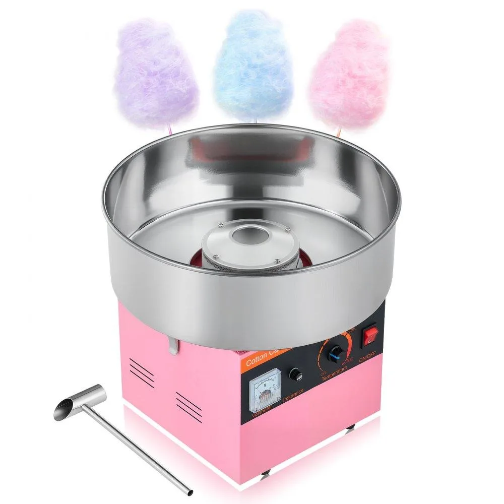 VEVOR VEVOR Cotton Candy Machine 1000W 15 in Bowl Pink — product photo